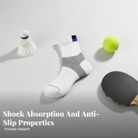Thick Cushion Towel Bottom Athletic Socks Shock Absorbing Badminton Socks Breathable for Children, Athletes, Gym Workouts, Running, Hiking