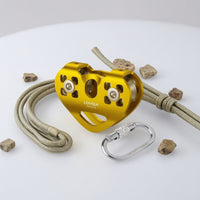 Climbing Pulley with Carabiner Certified Heart-Shaped Pulley Hardware for Crisis Workers