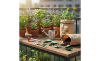 6 Pieces Handheld Dispenser Set Exact Seeding Mini Dispenser Kit Accurate Sowing Mini Gardening Tool Kit for Indoor Gardeners, Potting