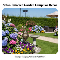 Waterproof Solar Powered Moroccan Lantern Energy Saving Hexagonal Solar Lantern Automatic On/deactivate for Patio, Yard, Balcony