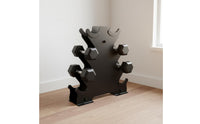 Space Saving 3-Tier Dumbbell Stand Stable Design Hand Weight Storage Rack for Home Gym