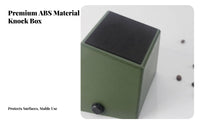 Long-Lasting ABS Plastic Espresso Knock Box Anti-Slip Base Coffee Knock Box Shock-Absorbing for Coffee Professional S, Home Brewers, Cafe