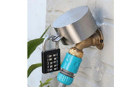 Faucet Protector Lock Cover with Combination Lock Anti-Theft Outdoor Tap Protector Stainless Steel for Homeowners, Landlords, Vacant Properties