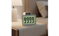 Lock Function Countdown Timer Built-in Stand Desk Timer Large LCD Display Timekeeping Device for Students