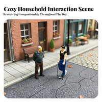 1:64 Scale People Model Realistic Design 1:64 Scale Figure Recovery Scene Figure Lifelike Features Miniature Landscape Person
