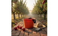 Harvest Bucket Wide Boarder Shoulder Bucket Single-Piece Outdoor Container for Orchard, Garden, Farm
