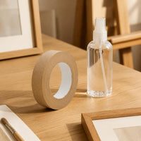 Watercolor Painting Fixing Tape Brown Water-Activated Tape Matte for Artists