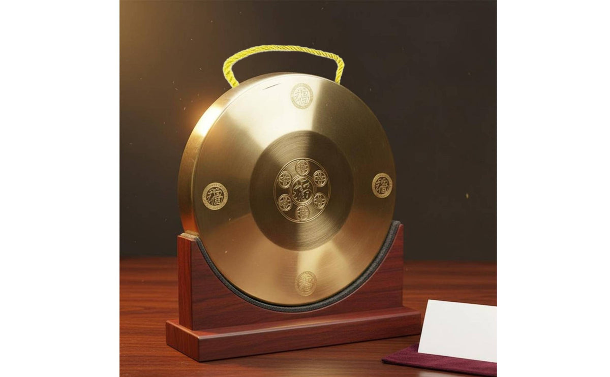 Desktop Gong Chinese Gong Rich Resonant Sound for Spa