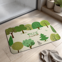 Diatomaceous Earth Bath Mat, Quick Dry Non-Slip Absorbent Floor Mat for Bathroom