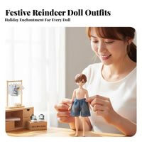 Clearance Price OB11 Doll Outfit Dress-up Clothes BJD Outfit Brand New Figurine Apparel Intricateed Design for Hobbyists, Anime Fans, Adults, Collection Display, Miniature Photography, Playtime
