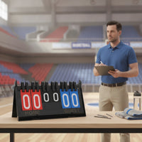 Foldable Scoreboard Portable Scoreboard with Flip Rings Water-Resistant
