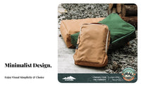Camping Clothes Organizer Space-Saving Luggage Storage Bag Portable Zippered Travel Pouch for Trip Ers, Backpackers, Backpacking, Suitcases, Vacation
