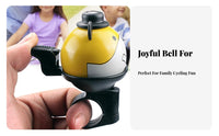 Kids Bike Bell Crisp Sound Cartoon Cycle Bell Easy to Install children's Cycle Chime for Parents, School Route Commute, Outdoor Activities
