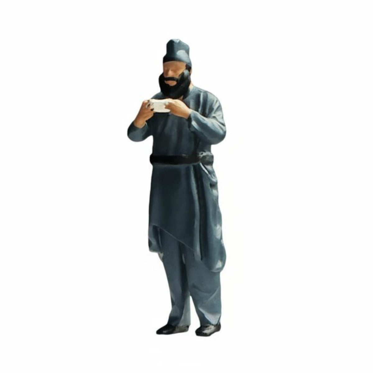 Three Kingdoms Character Model Detailed Craftsmanship 1:64 Scale Historical Figure Hand Painted Diorama Scene Prop for Hobbyists, Dioramas