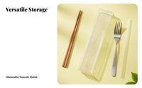 Portable Cutlery Box Dustproof Portable Utensil Case Hanging Hook Design
