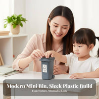 Mini Trash Can Early Education Mini Trash Can Toy Desktop Garbage Bin Cute Design Miniature Garbage Bin Educational for Playroom