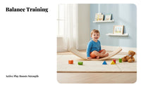 Child-Centered Inspired Wooden Balance Board Improves Core Strength Curved Seesaw Board Long-Lasting Natural Wood Learning Toy Multi-Functional for Toddlers, Exercise, Playroom