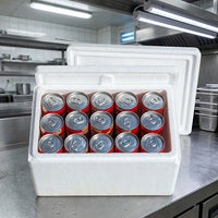 Ice Box and Insulated Box for Cold Chain E-commerce Packaging, Thickened 25mm Wall Thickness Foam Box, 50kg Capacity Food Delivery Box with Lid