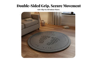 Noise Reducing Indoor Running Mat Non-Slip Jump Rope Mat Extra Thick Shock Absorbing Floor Pad Protects Floors for Home Gym, Apartment