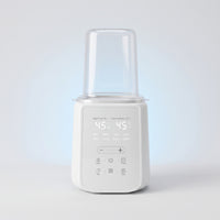 Touch-Control Baby Bottle Warmer with Digital Display Electric Bottle Warmer with Clear Cover Safe Hygienic for Kitchen