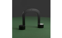 3 Pieces Builds Consistency Golf Putting Gate Set Indoor Outdoor Use Metal Golf Practice Gates Portable for Beginners, Advanced Players