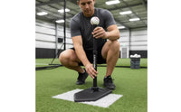 Stable Batting Tee with Weighted Base Sturdy Adjustable Batting Tee Long-Lasting Portable for Batter