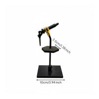 Fly Tying Vise Beginner Friendly Desktop Fly Tying Vise Professional-Grade Angling Gear for Beginners, Workbench, Tackle Shop