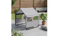 Rainproof Outdoor Dog Tent Galvanized Weatherproof Pet Tent Ventilated Mesh Dog Shelter Spray-Coated