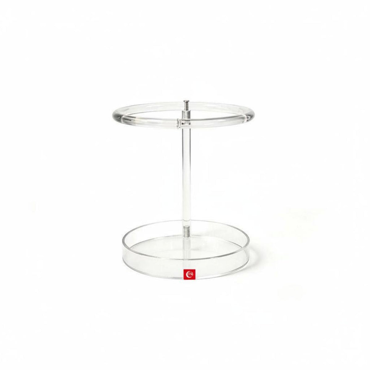 Transparent Acrylic Jewelry Stand Multi-Tier Necklace Display Rack Space-Saving Earring Holder Stand Easy to See for Vanity, Bedroom