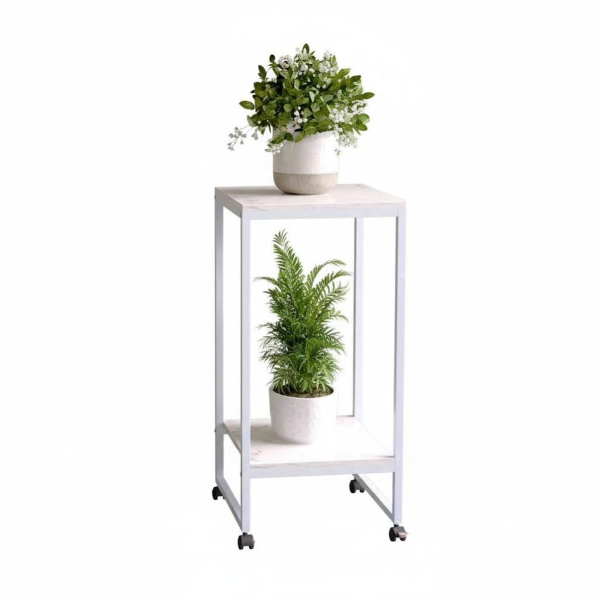 Multitiered Rolling Plant stand with casters Multitiered Planter stand for Indoor