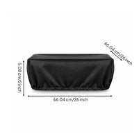 Carry Handle Broadcast Spreader Cover Black Waterproof Spreader Cover