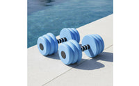 Water Aerobics Dumbbells Molded Aquatic Exercise Dumbbells Lightweight Aquatic Hand Buoys for Beginners