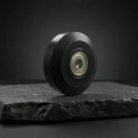 Black 58 X 24 Mm Pulley Wheel Disc Shaped Ball Bearing Pulley Wheel Even Hub Machine Part Thick