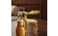 Deer Bottle Opener Decorative Deer Figurine with Bottle Opener Tabletop Bar Tool for Living Room