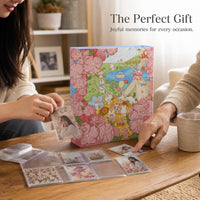 A5 Magnetic Box Kpop Photocard Binder Album with Loose-Leaf Pages