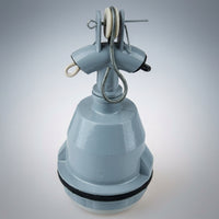 Outdoor Light Pendant Light Fitting for Garage Lighting, Waterproof E27 Lamp Holder, Blue Aluminum Garden Lighting, 4a Current Hanging Lights
