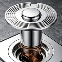 Automatic Levitating Floor Drain Resistant Anti-Odor Backflow Preventer Fast Drainage Floor Drain Smell Barrier for Laundry Room, Kitchen, Basement
