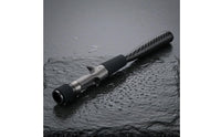Unified Rod Handle Woven Finish Carbon Fiber Rod Metal Connector Textured Fishing Grip