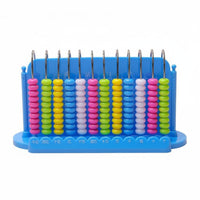 Early Education Children's Abacus Intelligence Enlightenment Student Counting Frame Colorful Design Math Slide Ruler Glide and Safe for Kindergarteners, Homeschooling