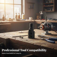 Easy Conversion M10-sized thread engine Arbor Adapter firm-hold Arbor Adapter Kit High Hardness Spindle Connector DIY indispensable for Workshop Professionals, Hobbyists, Model modelers, Grinding, Polishing, Cutting, Home Repairs
