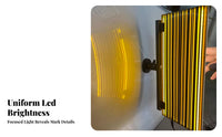Car Damage Detection Light High-Brightness Luminous Diodes Car Damage Detection Lamp Angle Adjustable Paintless Repair Light Board for DIY Enthusiasts