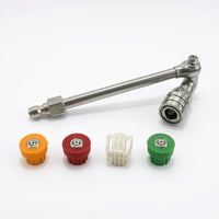 Swivel Spray Head Compatible Pressure Washer Extension Rod Long-Lasting