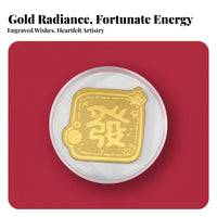 Gold Foil Phone Decal Auspicious Designs Gold Foil Phone Er Chinese Good Luck Er for Gift Presenters, Laptops, Notebooks, Wallet