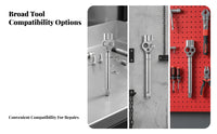 Multifunction Hex Wrench Assist Tool Socket Bit Driver Compact Head Silver Finish Heavy Duty Inner Hex Wrench Tool