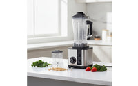 Pulse Blender and Grinder Combo Multiple Speeds Blender with Grinding Cup Multi-Use Stainless Steel Versatile for Breakfast Shops