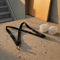 Cross-Back Lifting Strap Metal Hooks Shoulder Lifting Strap Water Resistant Load Bearer