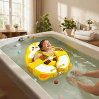 Supportive Baby Swim Seat Stable Non-Inflatable Baby Buoyant Seat Skin-Friendly Infant Swim Buoyant Seat Smooth for Bathtub