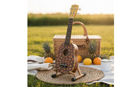 Basswood Pineapple Ukulele Nylon Strings 21 Inch Ukulele Portable Musical Instrument Lightweight for Children, Outdoor