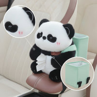 Car Tissue Box with Trash Can Multifunction Car Tissue Box and Trash Can Decorative Compact for Families, Road Trips