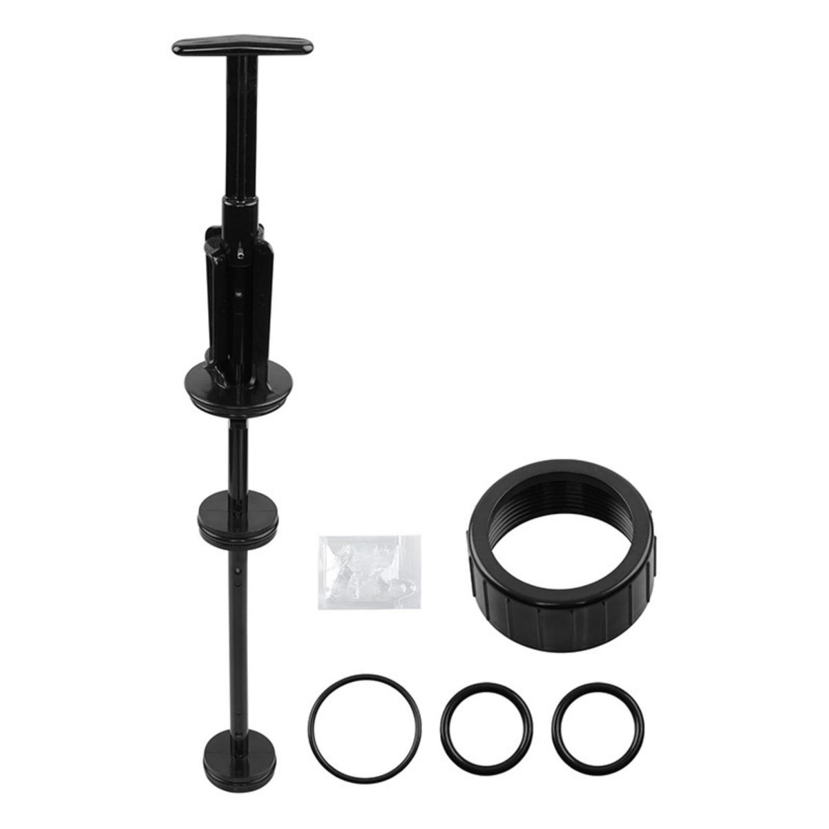 Direct Replacement Piston Shaft Assembly Compatible Piston Shaft with O-Rings Threaded for Pool Filter